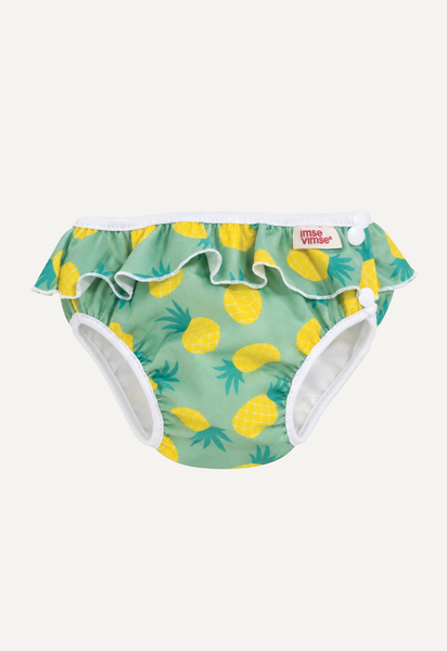 Badblöja med volang - Pineapple