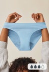 Periodenunterwäsche für Teenager - Saugstärke Medium - Hellblau