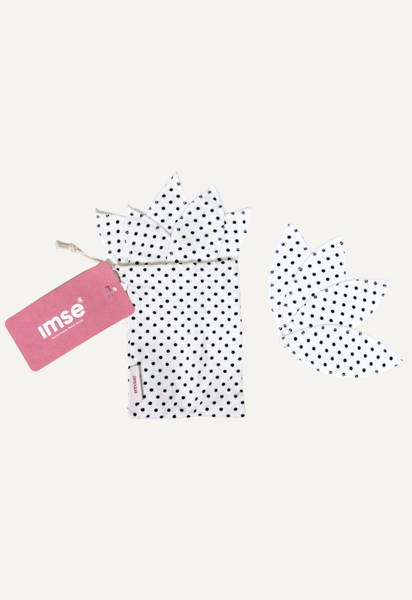 Labia Pads Black Dots