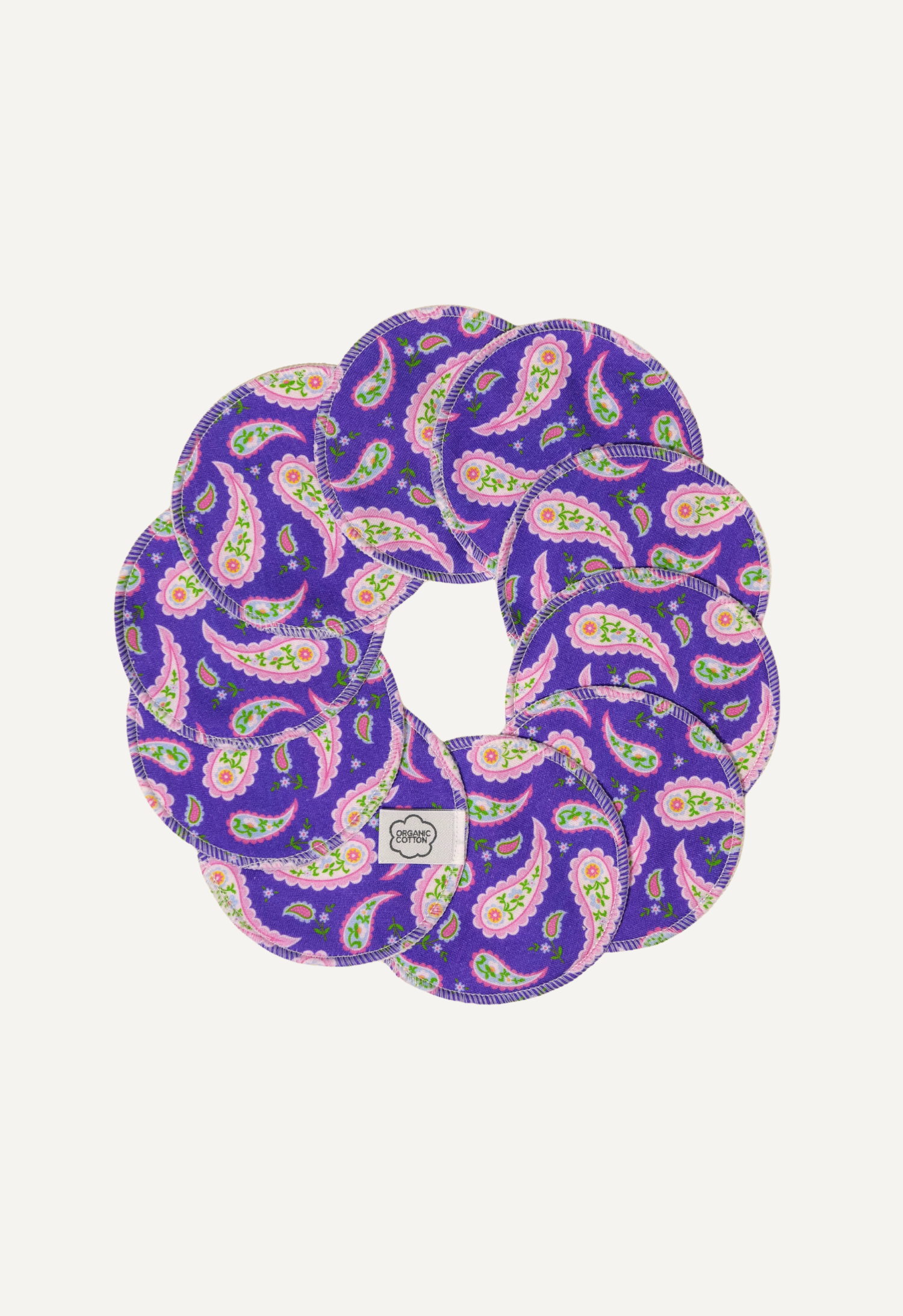 Waschbare Wattepads - Paisley