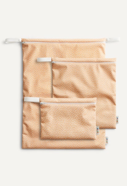 Aufbewahrungstasche - Gelb Muster