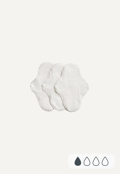 Tvättbara trosskydd - Active - Vit