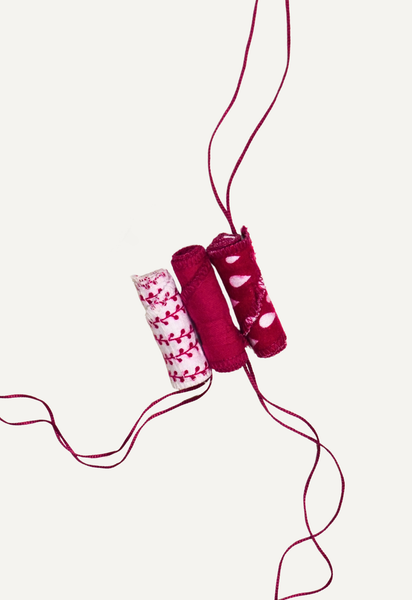 Wiederverwendbare Tampons – Sangria – 8er-Packung