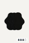 Reusable Sanitary Pads with fast absorption - Black