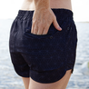 Badshorts - Anthracite Petal